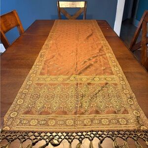 Elegant Brown Table Runner